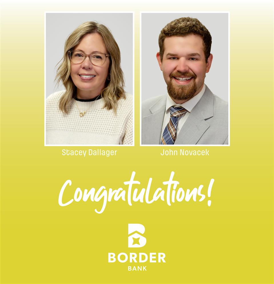 Border Bank Announces Leadership Updates in Greenbush